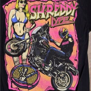 Shreddy Lyfe Size Small Tee Shirt